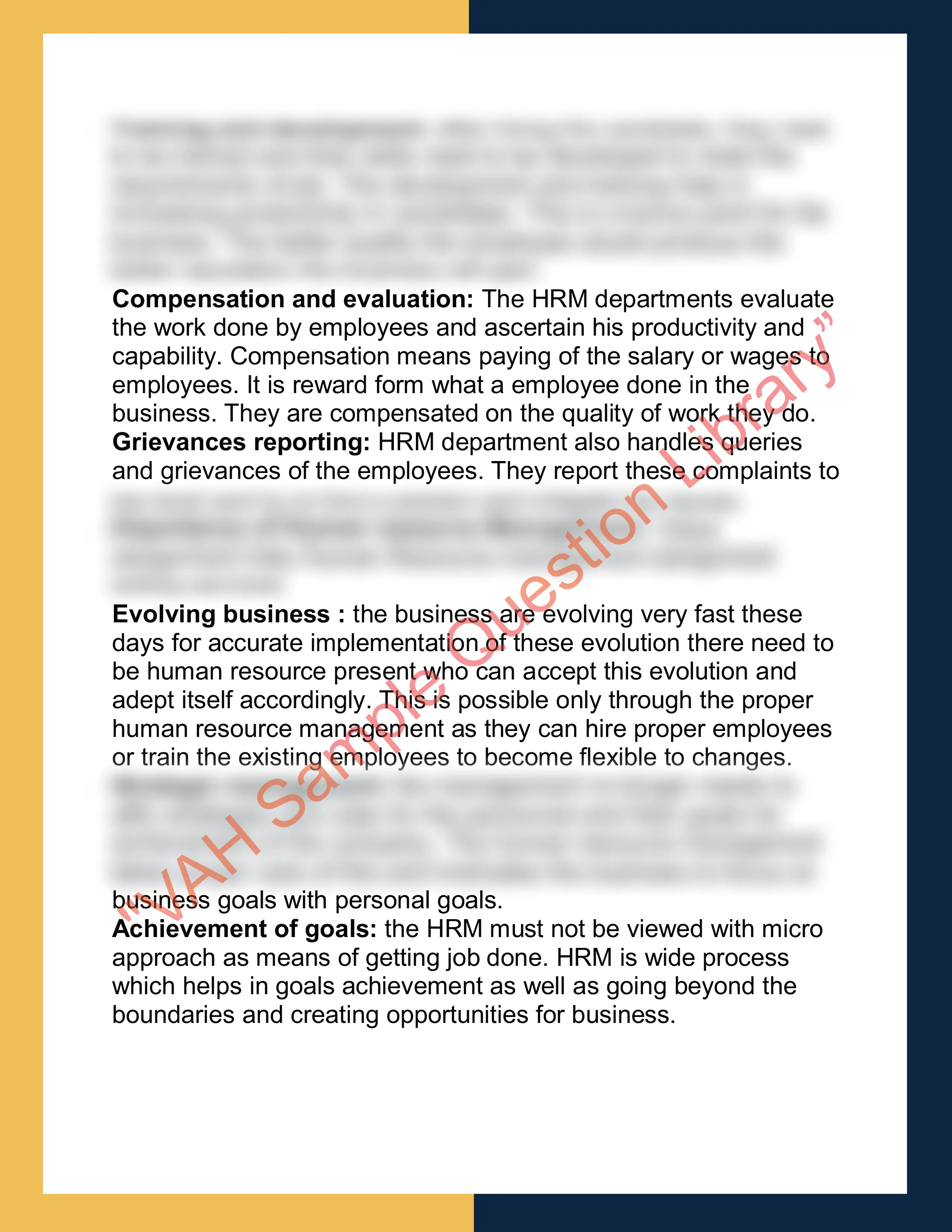 Human resource management help online 2